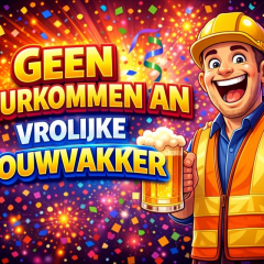 Logo van De Vrolijke Bouwvakker