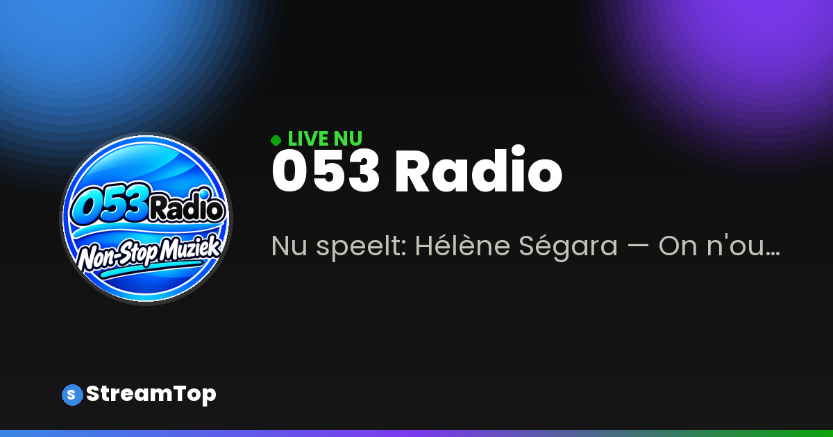 Deelafbeelding van 053 Radio