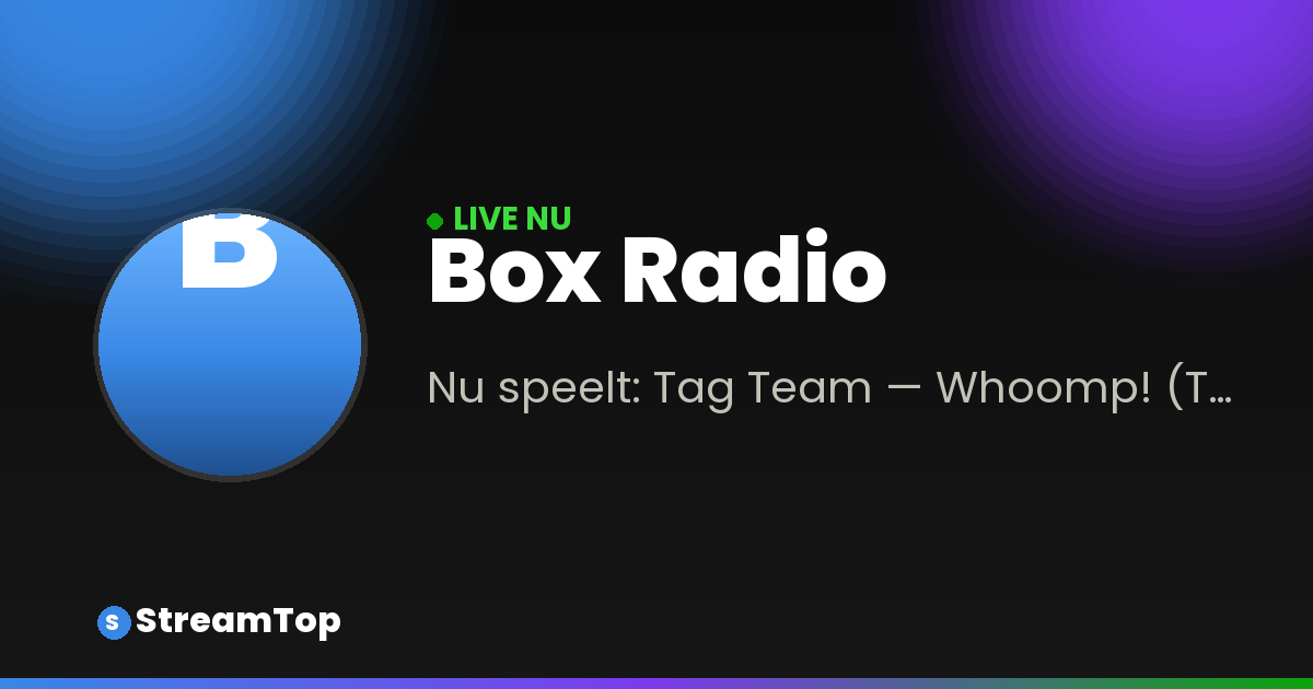 Deelafbeelding van Box Radio