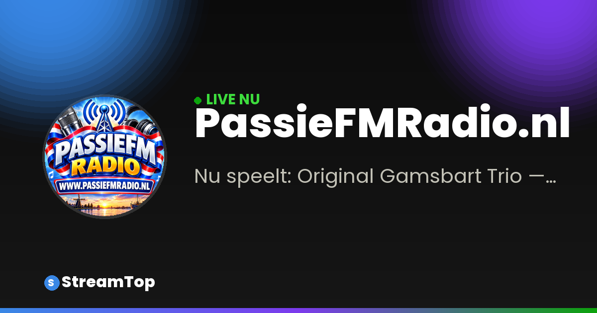 Deelafbeelding van PassieFMRadio.nl
