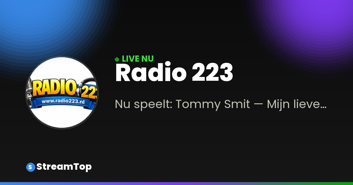 Deelafbeelding van Radio 223