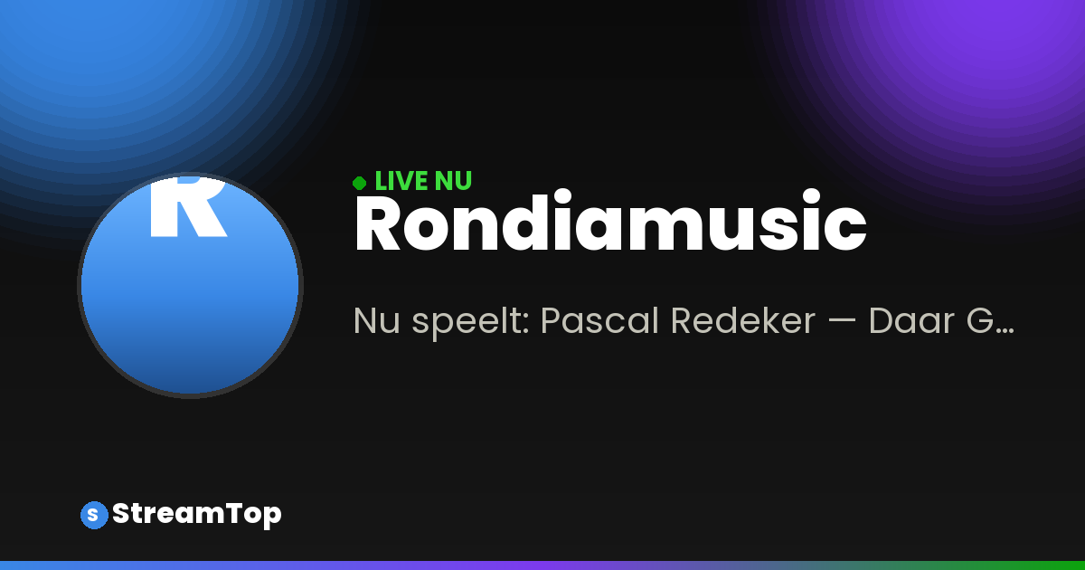 Deelafbeelding van Rondiamusic