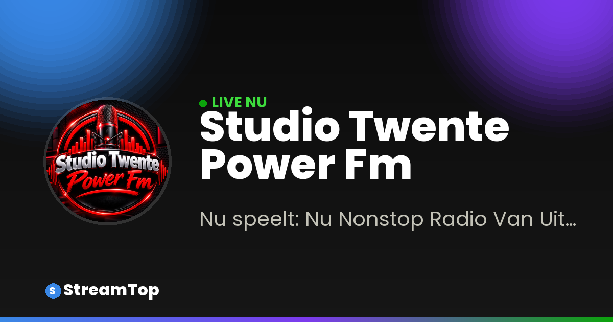 Deelafbeelding van Studio Twente Power Fm