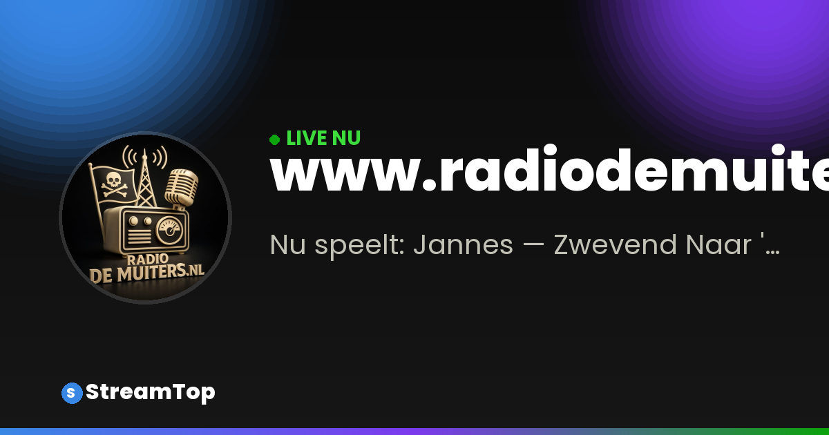 Deelafbeelding van www.radiodemuiters.nl